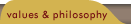button - values and philosophy